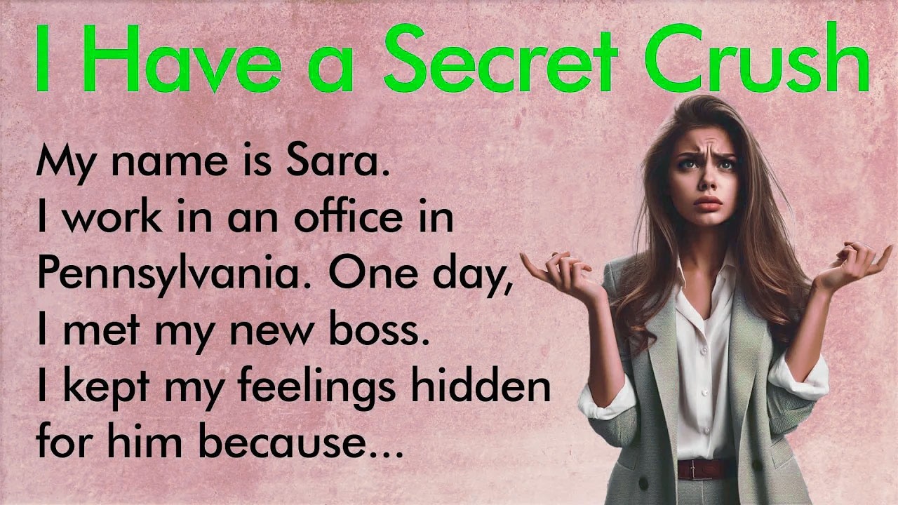 My Secret Feelings for Him ✅ English Story for Listening Practice (A1–A2 Level) ✅