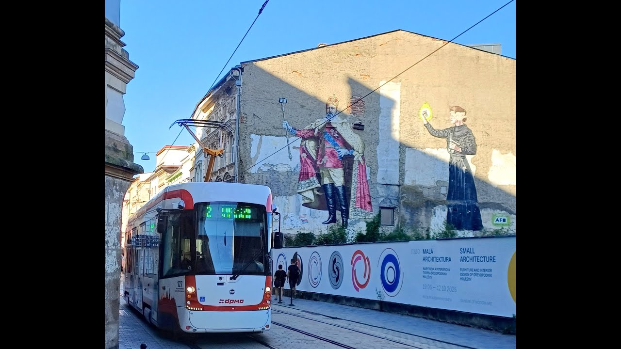 Ołomuniec - Górny i Dolny Rynek - Ratusz - Fontanny - Kaplica Jana Sarkandra - Willa Primavesi