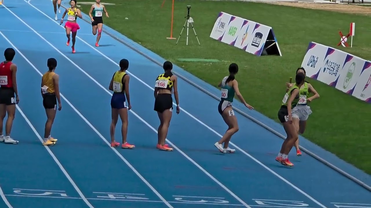 여고등부 4×400mR 결승경기~! 전남대표 우승 2025 전국체전 부산대회 