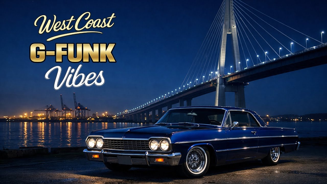 West Coast G Funk Vibes 🌙 Midnight Cruise – Harbor Lights at Midnight