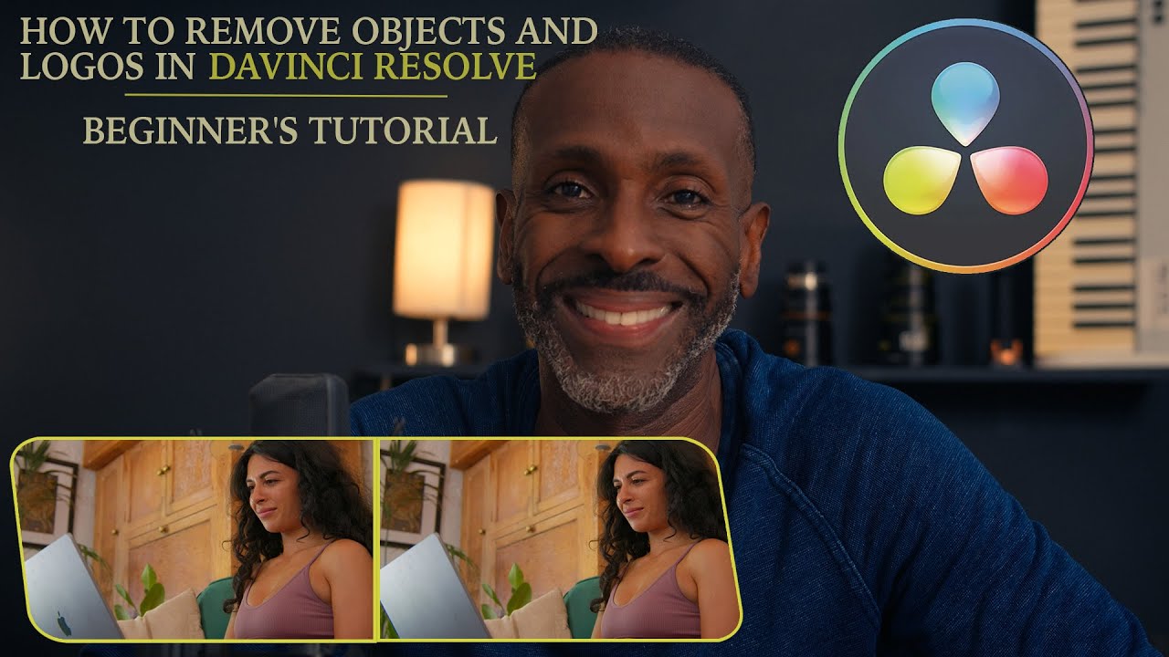 How To Remove Objects and Logos from Video in Davinci Resolve | Beginner's Tutorial