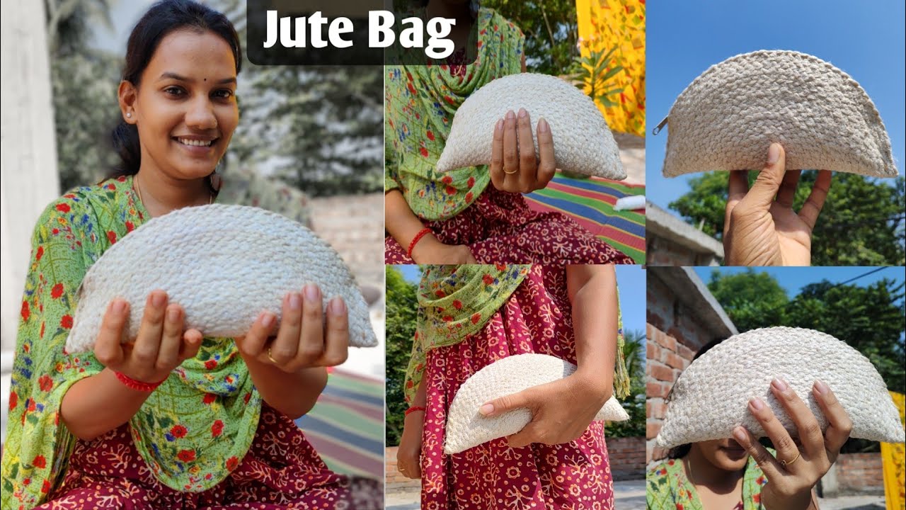 Handmade Jute Rope Purse Bag/Jute Bag Making DIY