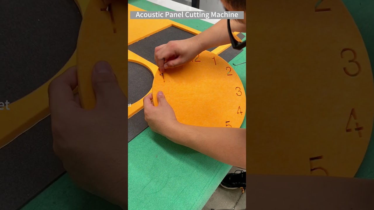 PET Felt Acoustic Panel CNC Cutting Machine