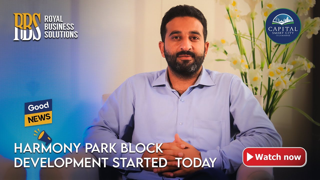 Harmony Park Block Development Started Today | Capital Smart City Islamabad | Development Update