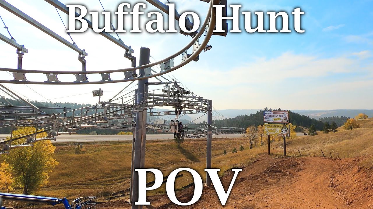 Buffalo Hunt Onride POV - Fort Hays Chuckwagon | No Copyright