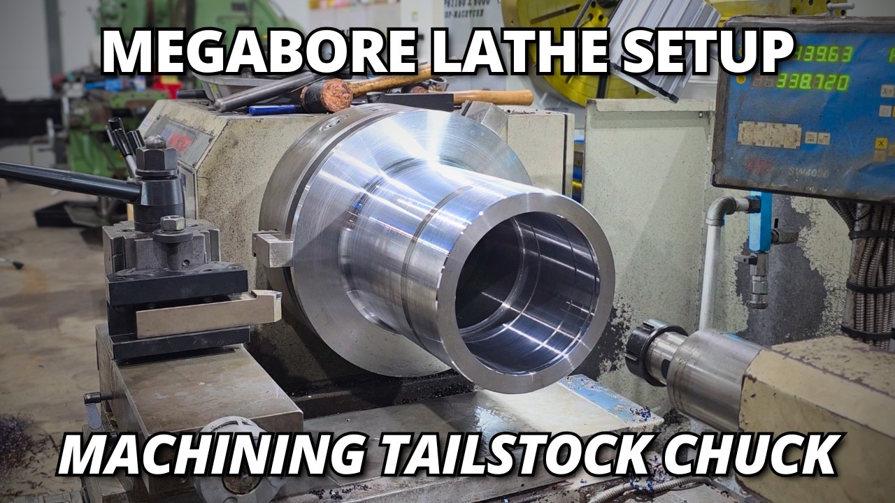 Machining the Heavy Duty Tailstock Chuck for the Megabore Lathe | Part 2