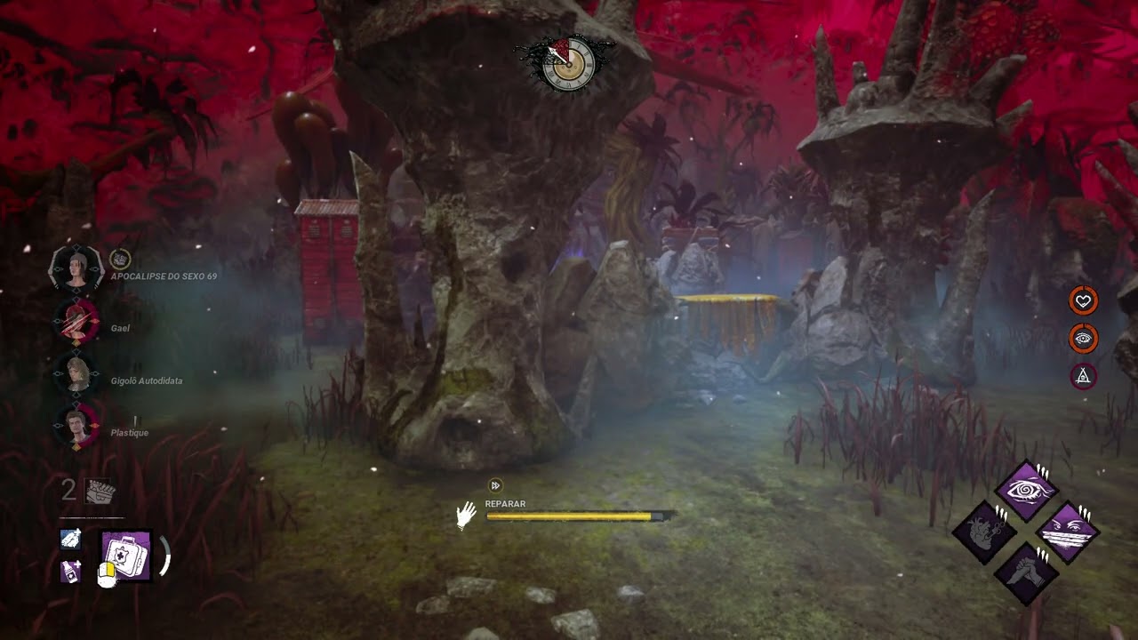 Partida curta de DBD. sobrou nada pro vecna