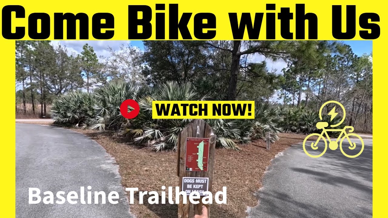 Baseline Trailhead. Ocala, Florida - Bike Ride