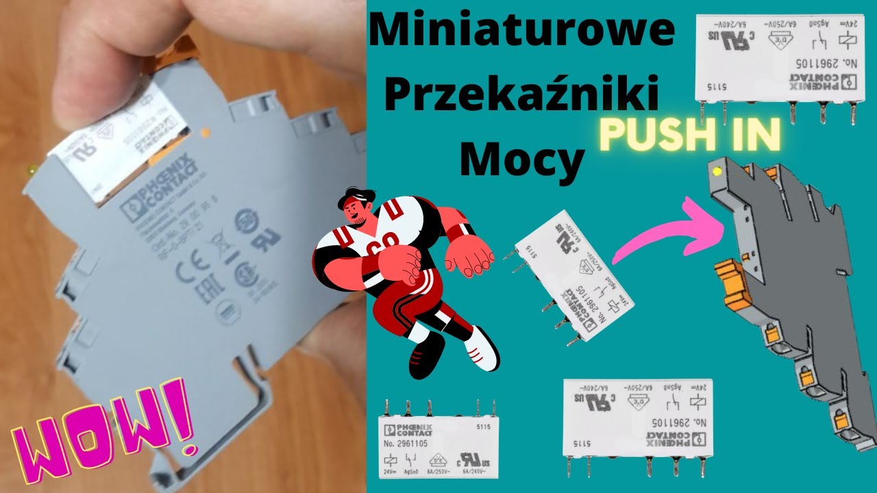 Miniaturowy Przekaźnik Mocy Phoenix Contact #shorts