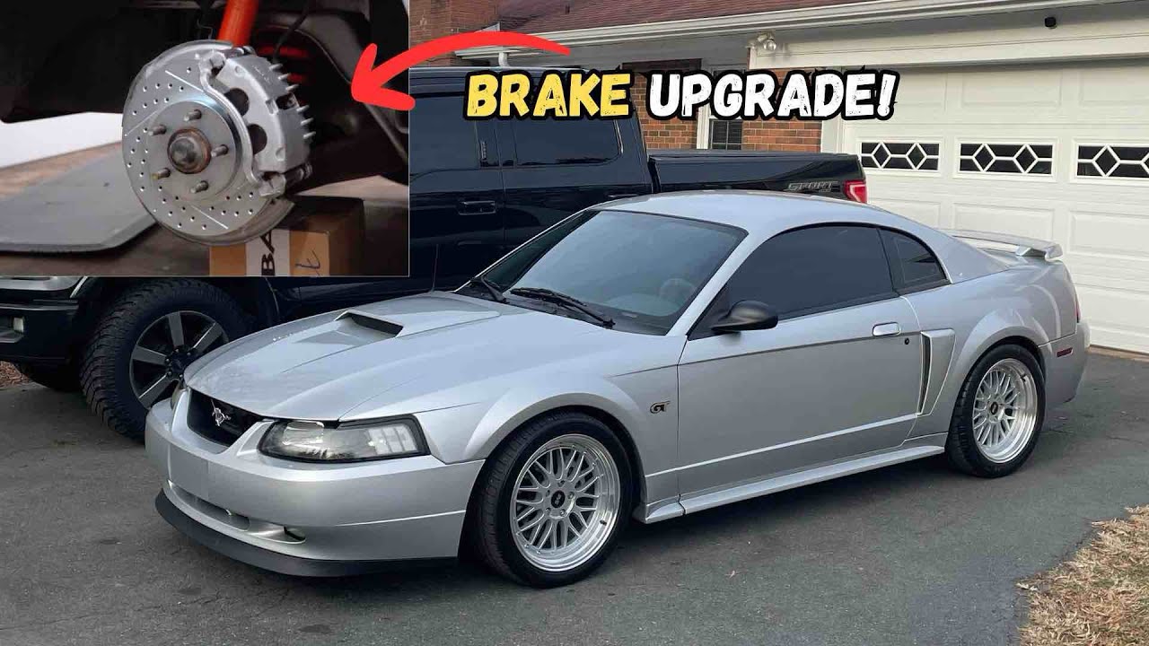 NEW Drilled and Slotted Rotor Setup on my Mustang GT!!