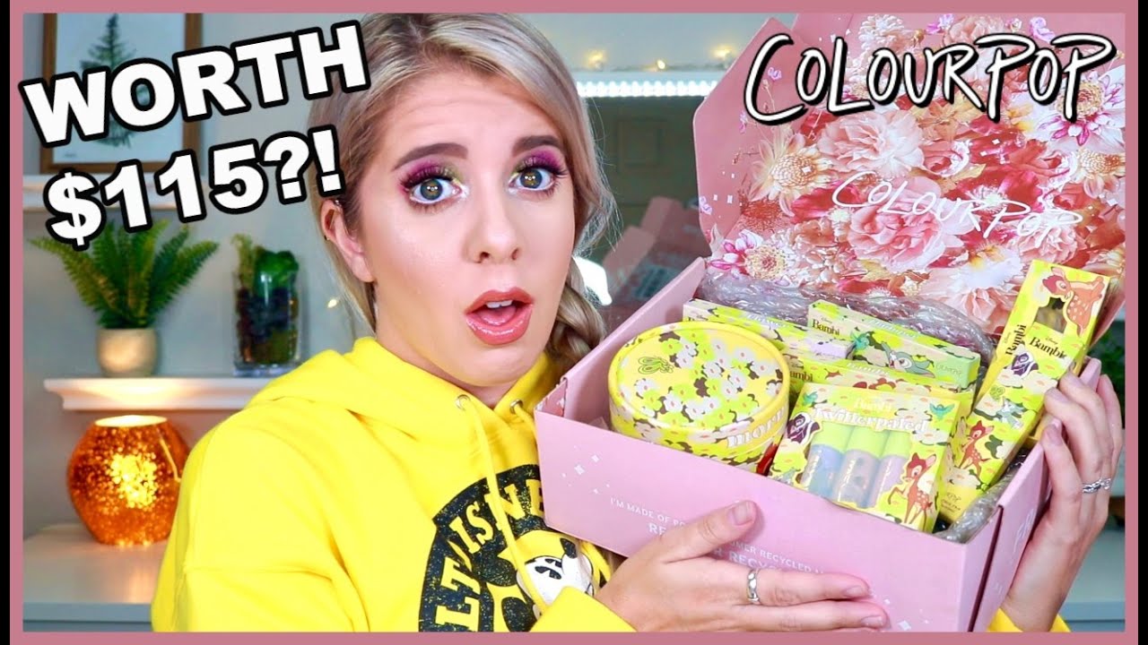 COLOURPOP X BAMBI FULL COLLECTION REVIEW || REALLY WORTH $115?! || NO BULLSH*T HONEST REVIEW ||