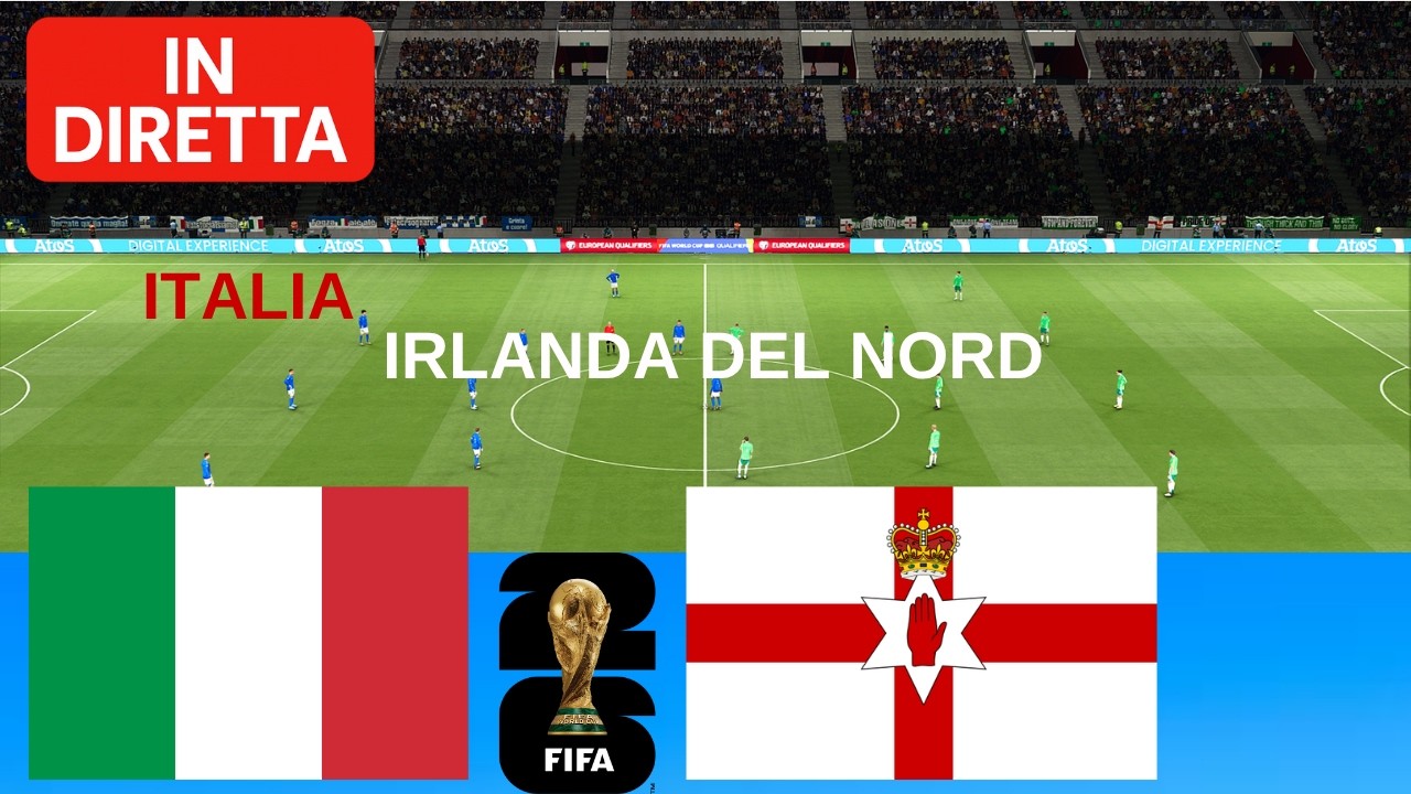 🔴 IN DIRETTA: Italia vs Irlanda del Nord Partita | Qualificazioni Europee Coppa del Mondo 2025&ndash;2026