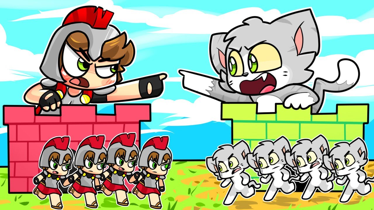 BASE de GATOS de INVICTOR vs BASE de ACENIX 🐱😂 ¿QUIÉN GANARÁ?