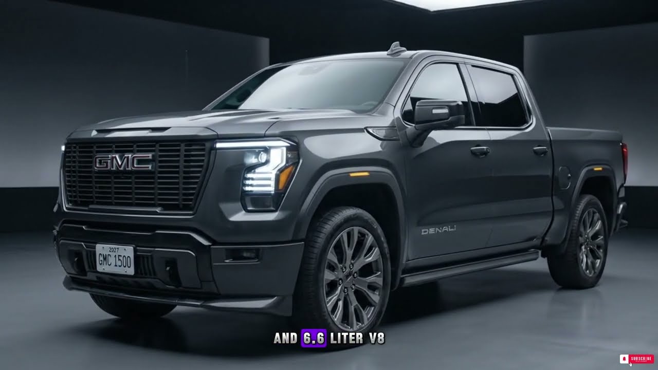 🔥 Представлен GMC Sierra 2027 &mdash; новый двигатель V8 + роскошный салон 😱