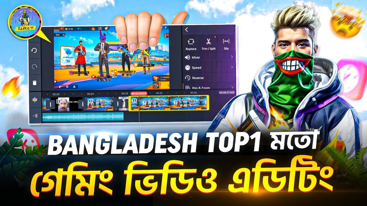 Gaming Video Editing Like Bangladesh Top 1 🔥 মোবাইল দিয়েই করুন!