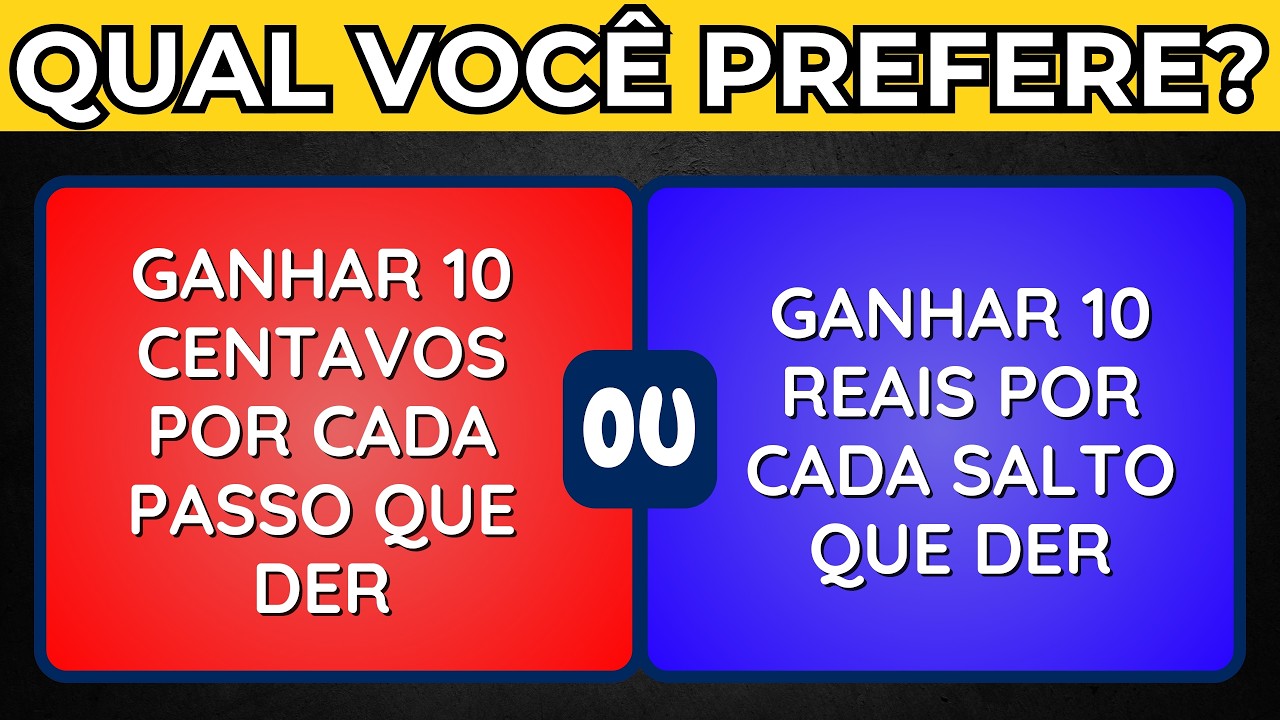Qual você PREFERE? 🤔 - 🔴 Vermelho ou Azul 🔵 - Escolha um Botão - Quiz Plus