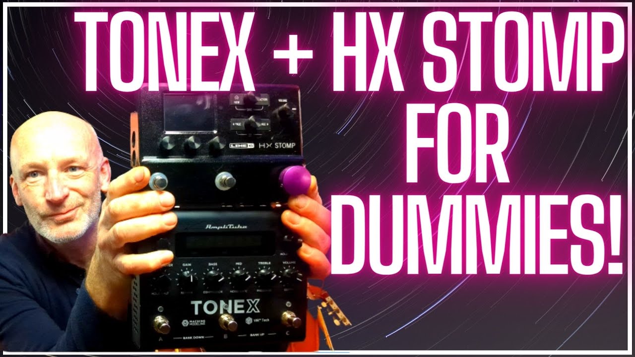 TONEX PEDAL AND HX STOMP HOW TO CONNECT AND USE THEM TOGETHER WITH NO MIDI PROGRAMING!