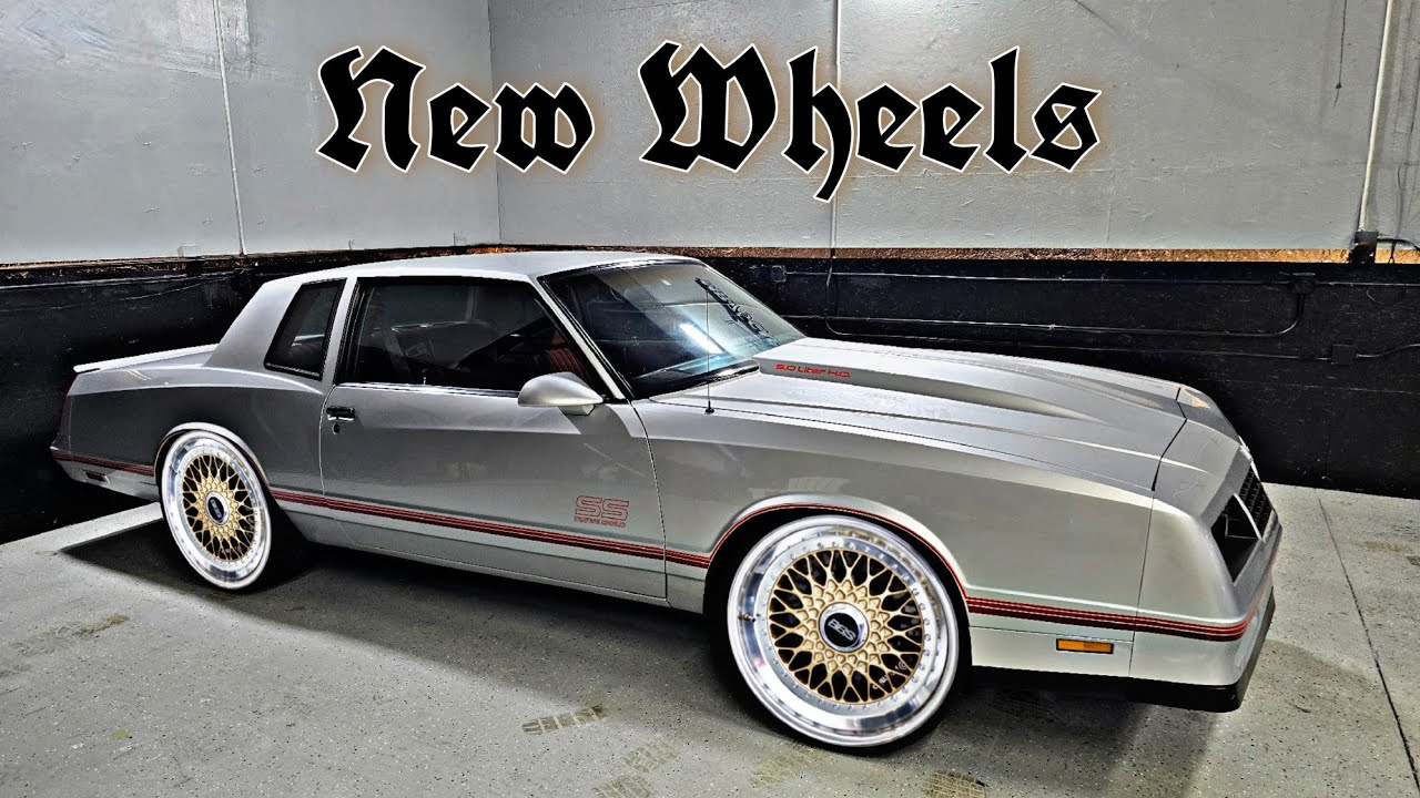 New Wheels mounted on the monte carlo ss