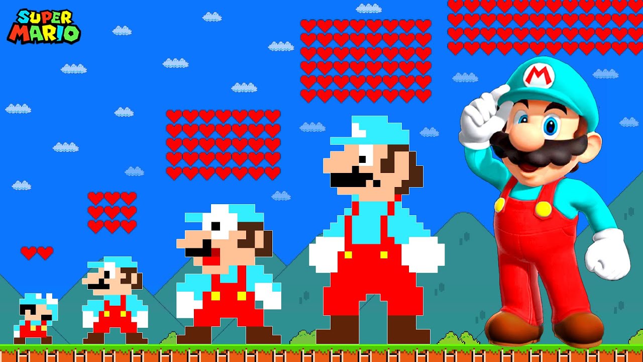 When Mario Has 1,000,000 Hearts From BIRTH to ELEMENTAL