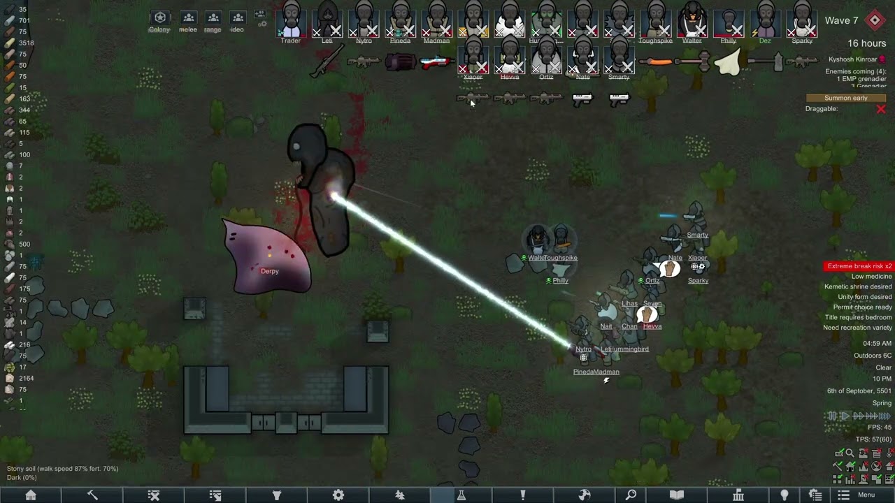 Rimworld modded V.O.I.D Conversion chamber