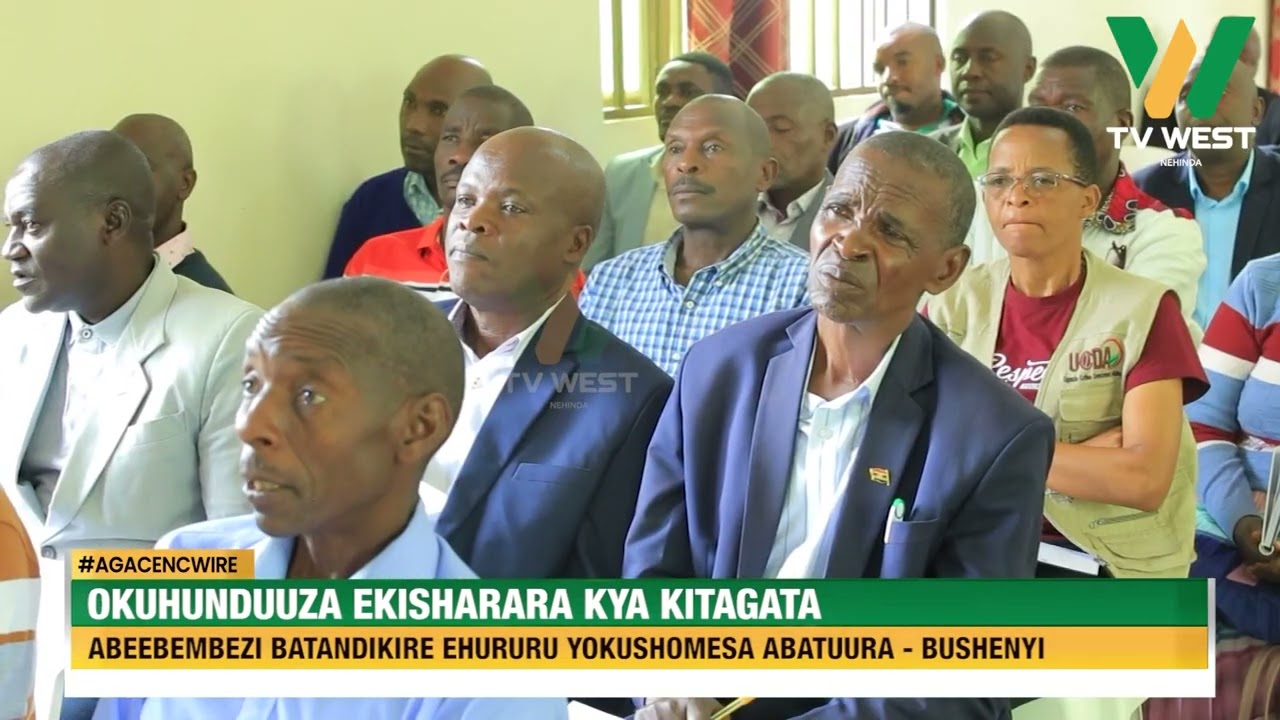 AGACENCWIRE: Okuhunduuza ekisharara kya Kitagata, abeebembezi batandikire okushomesa abatuura.