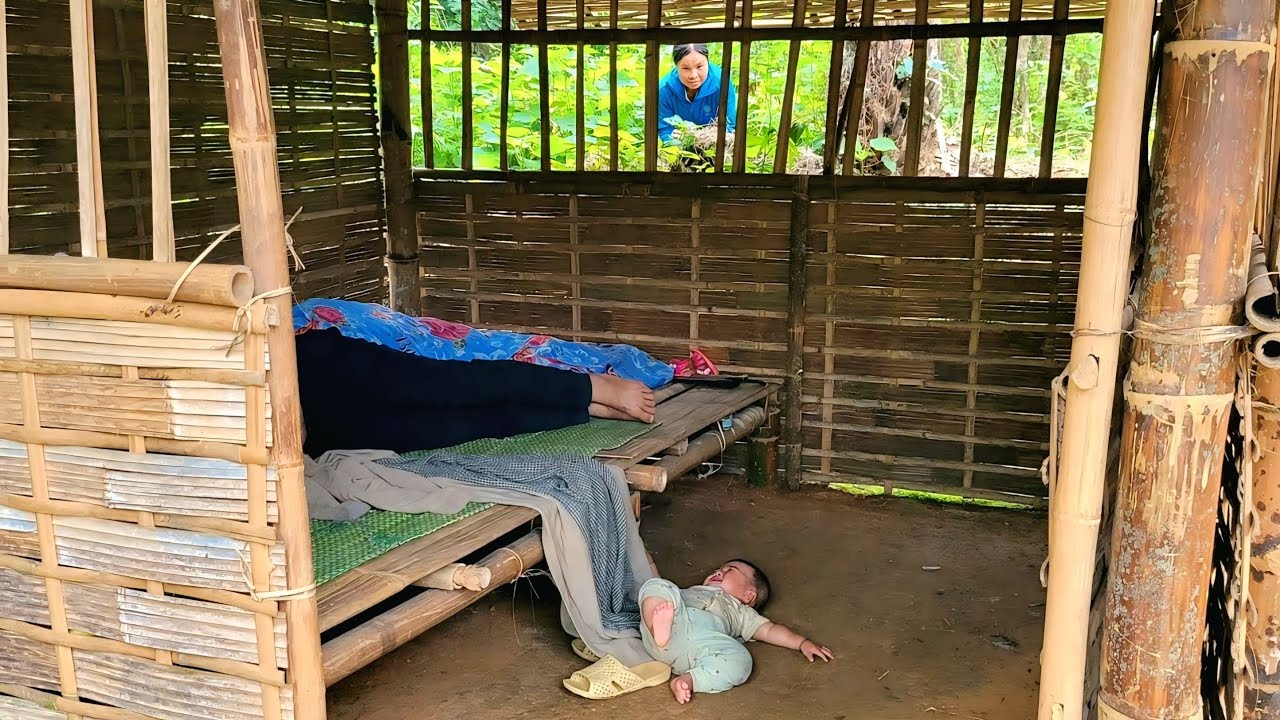Father and Son Harvest Squash to Sell 😢 | Baby’s Mother Secretly Watching