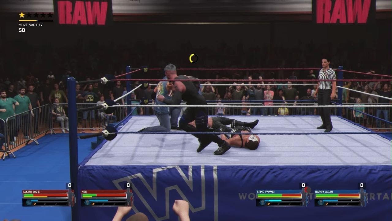ECW Tag team title Match The Brotherhood Vs Sting and Darby Allan