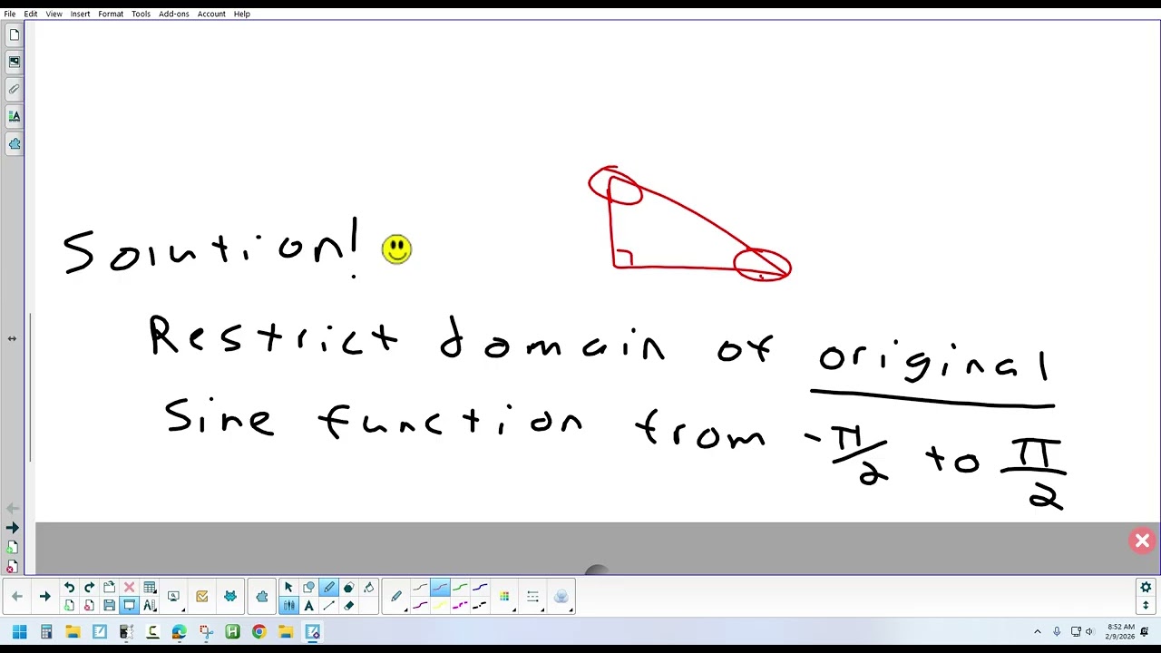 7.2(1) Inverse Trigonometric Functions 2-9-26
