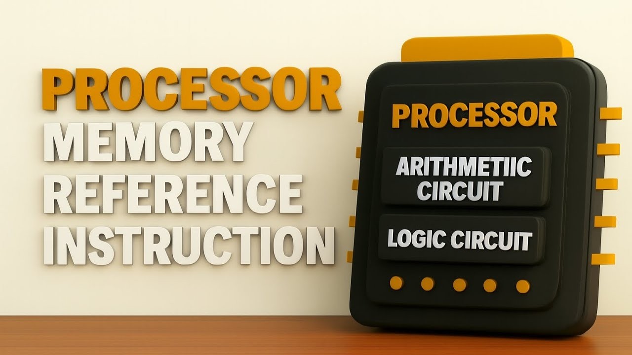 Memory Reference Instructions | AND, ADD, LDA, STA, BUN, BSA, ISZ | COA in Telugu