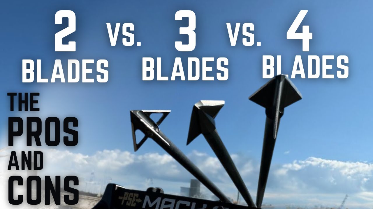 Pros and cons of 2, 3, and 4 blade broadheads!