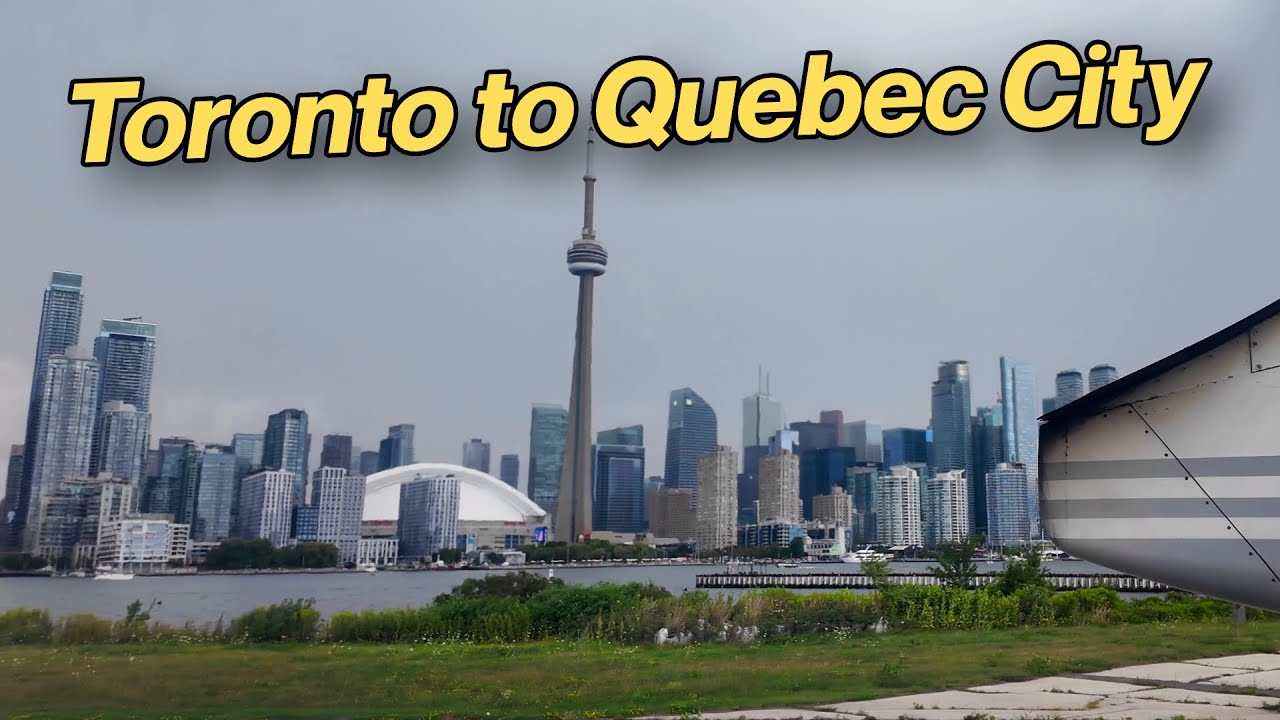 Toronto to Quebec City from Billy Bishop Airport (YTZ) on Porter Airlines