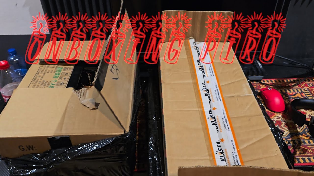 UNBOXING PIROTECHNIKI  - pironet.pl - fajerwerki na testy 