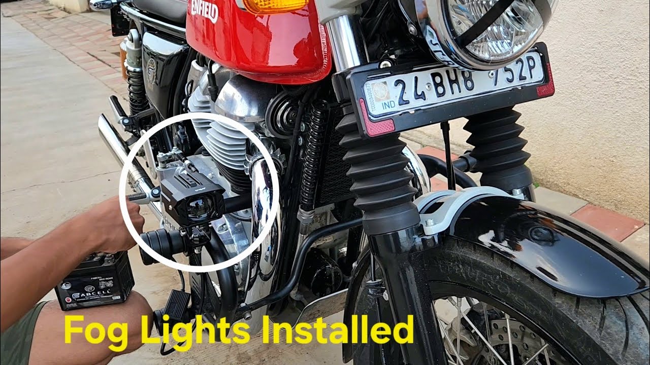 GT 650 Fog Lights Installation