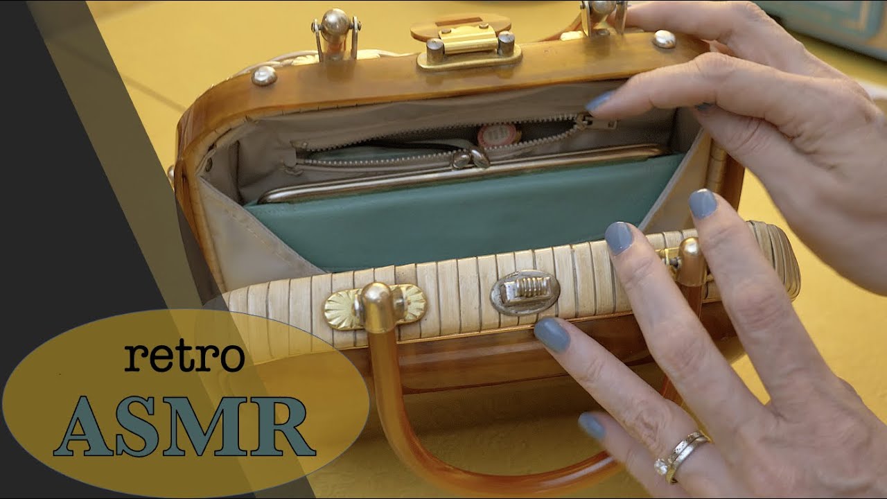 Rummaging ASMR * Changing Retro Handbags from Summer to Fall (No Talking)