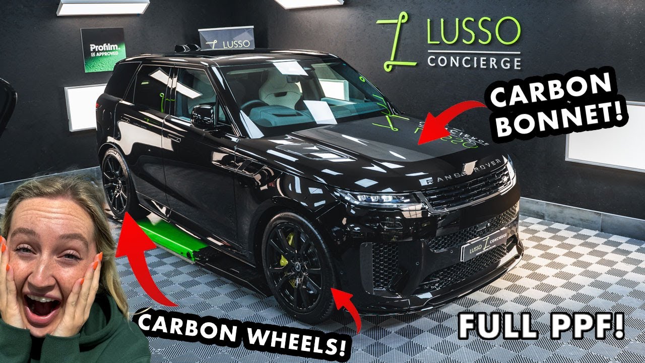 Brand new Range Rover Sport SV Edition One with Carbon wheels protected with PPF!