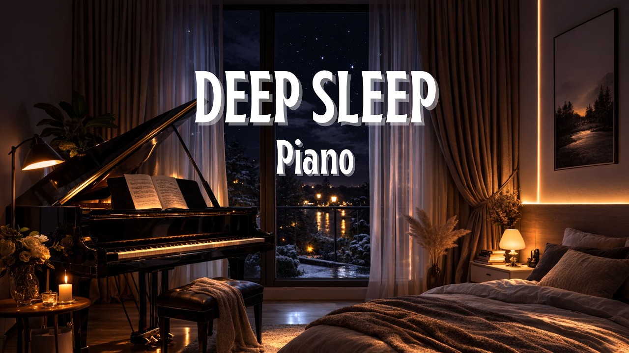 Deep Sleep Piano 🌙 1 Hour Peaceful Piano for Stress Relief