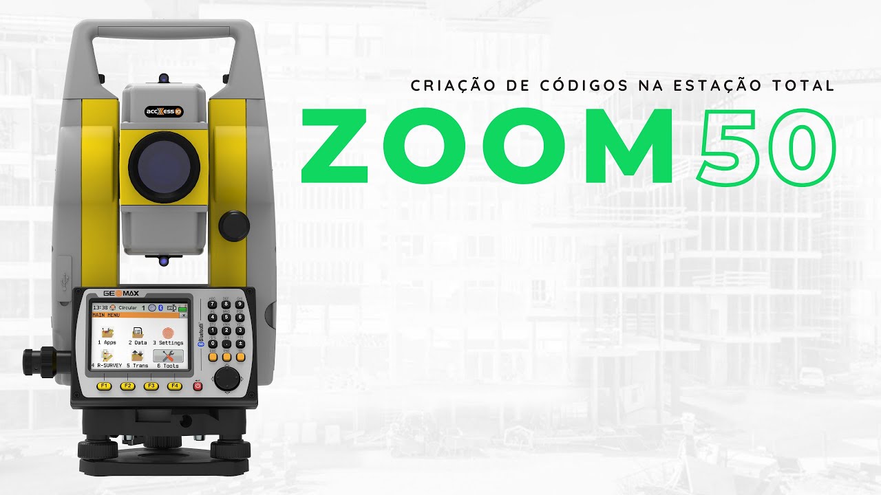 Desvendando os Códigos na Geomax Zoom 50: Criando Sequências Precisas de Levantamento