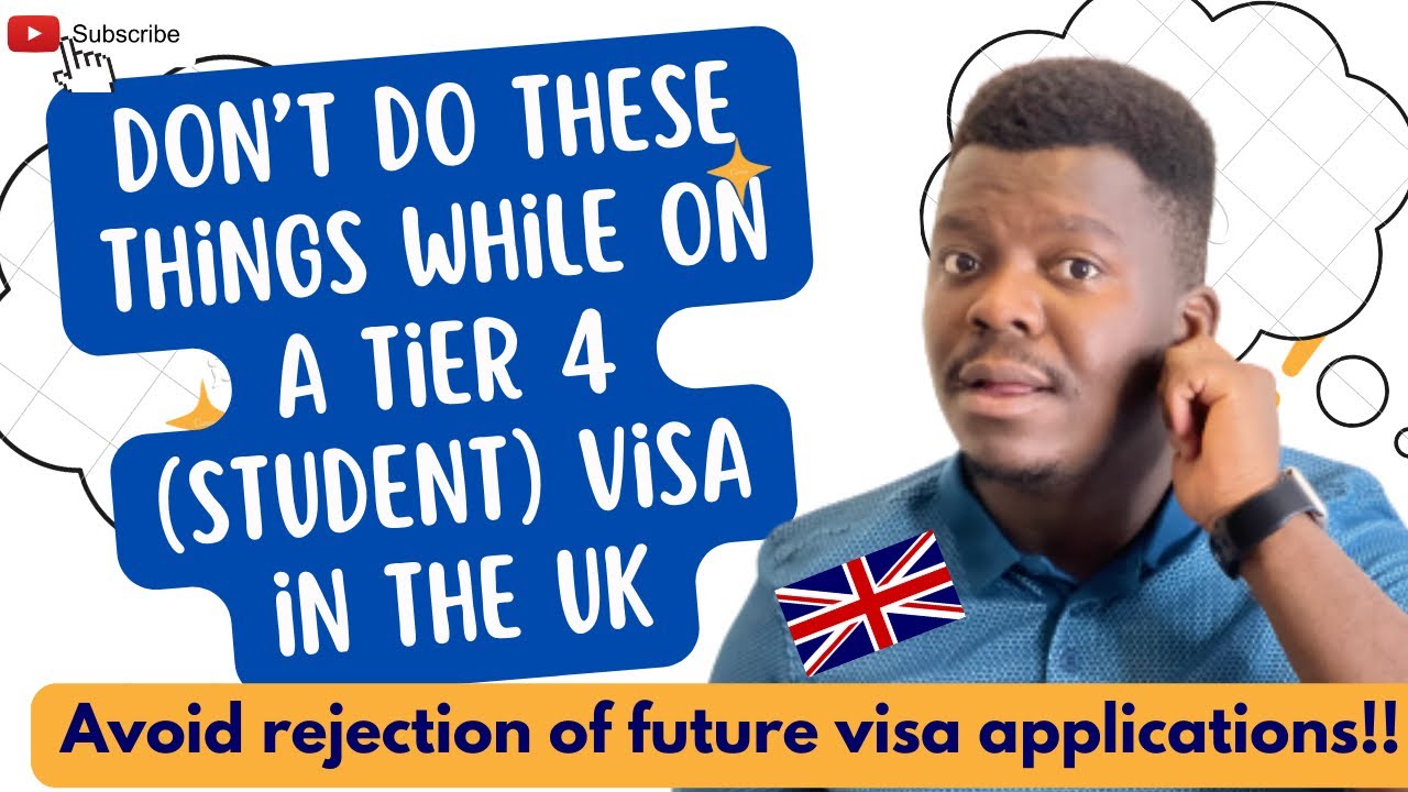 Don’t do these things while on Tier 4 (student) visa in the UK | AVOID THEM!!!