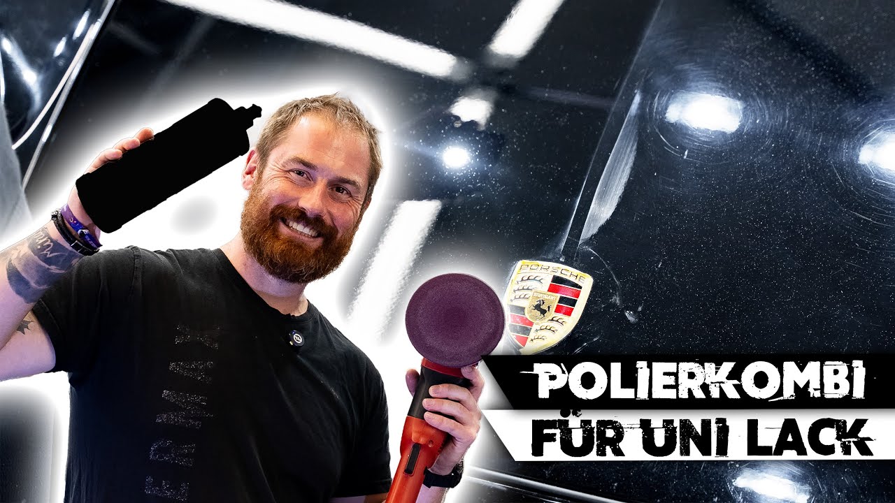 PORSCHE 993: Schwarzer Uni-Lack perfekt und schonend polieren // So geht´s!