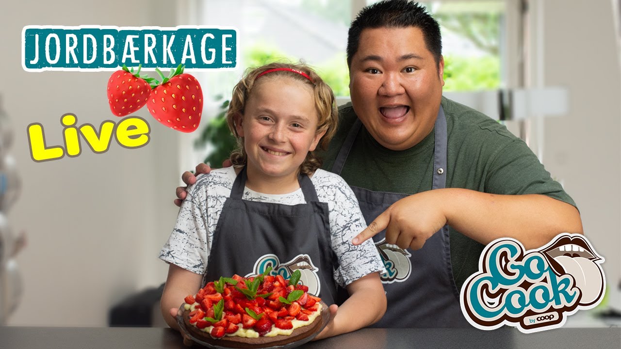 Live: Nem jordbærkage - jordbærtærte trin for trin | GoCook by Coop