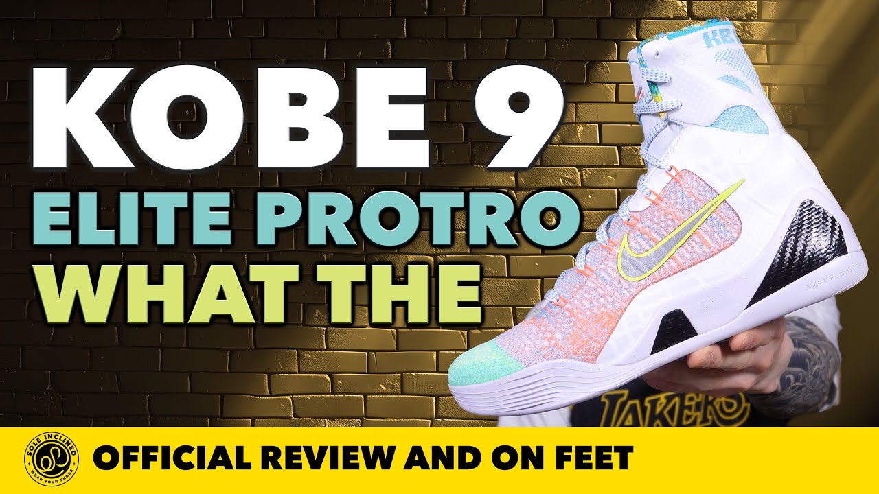 Nike Kobe 9 Elite High Protro 'What The' In Depth Review and On Feet!