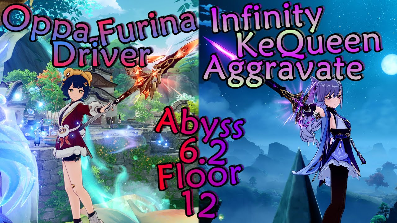Furina - Xiangling Driver & Infinity Keqing Aggravate| Spiral Abyss 6.2 (Genshin Impact)