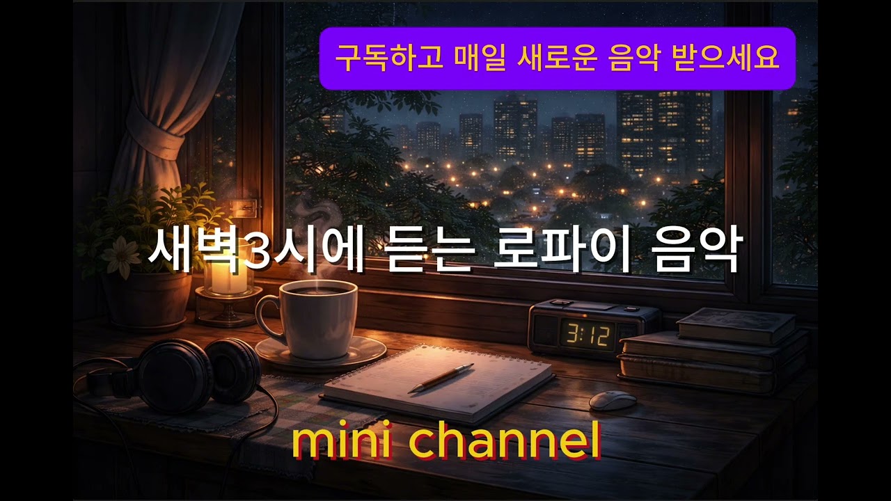 새벽 3시, 혼자 듣는 로파이 🌃🎧 3AM Lo-fi Hip Hop | Late Night Thoughts