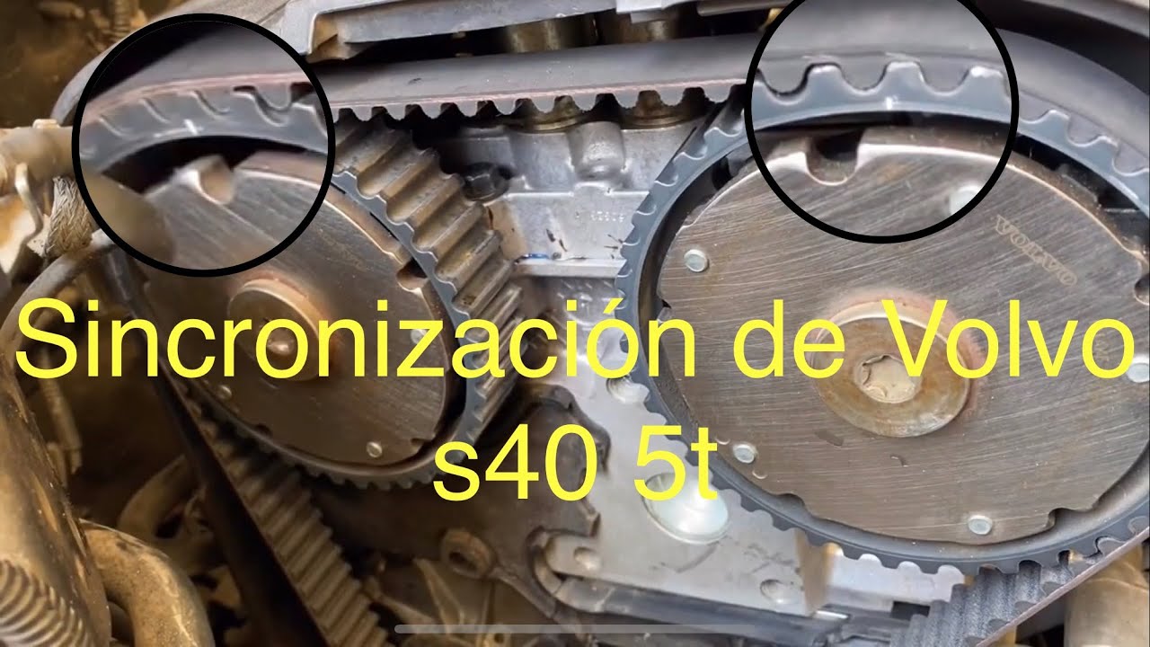 VOLVO S40 T5 SINCRONIZACIÓN DE BANDA DE DISTRIBUCIÓN  🚙