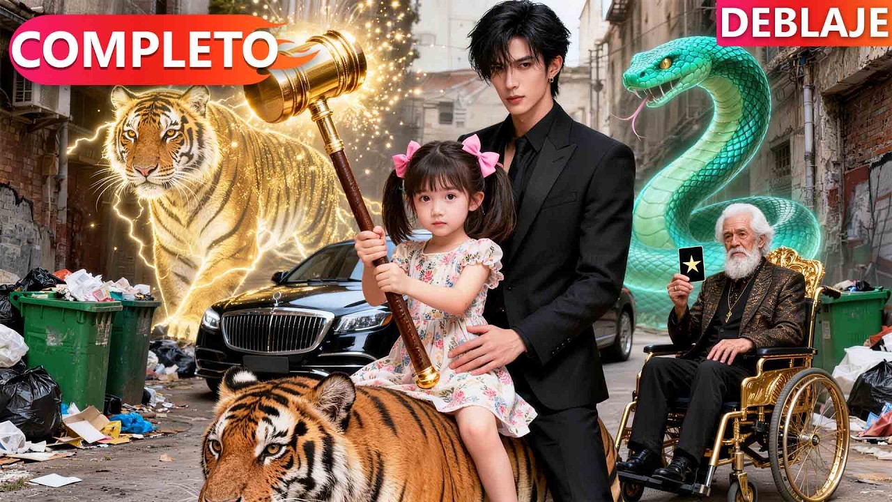 Ni&ntilde;a del basurero, adoptada por capo, doma tigres y serpientes; juntos se vuelven ricos.