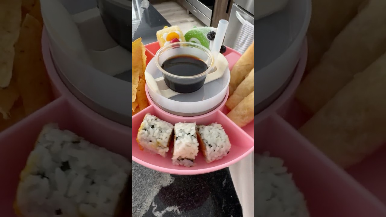 **ASMR** Stanley tumbler and snack tray restock!🍭🍭🎀💝
