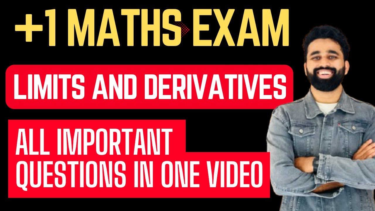 LIMITS AND DERRIVATIVES ALL IMPORTANT QUESTIONS PLUSONE MATHS #exam