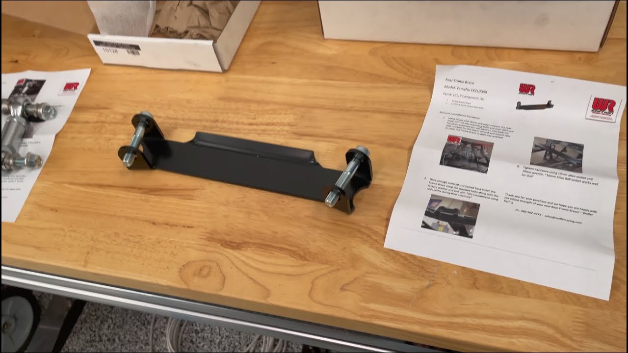 Weller Racing rear frame brace install on 2020 YXZ