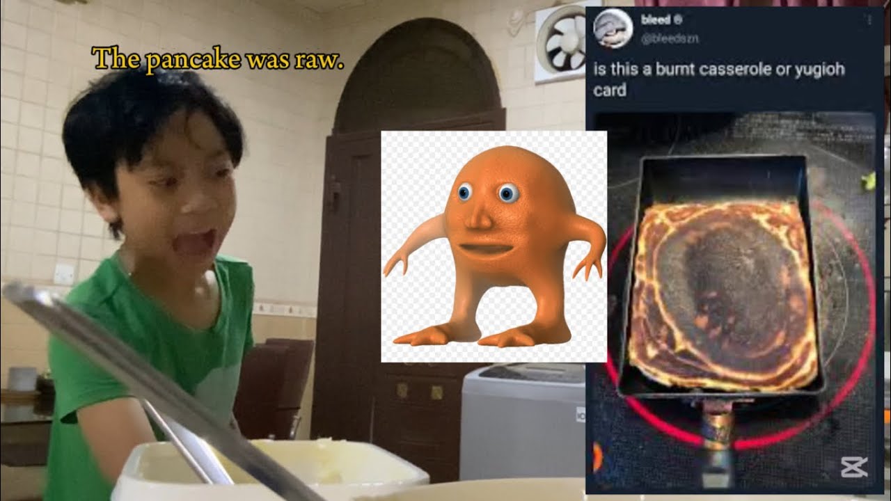 I tried to make a pancake for the first time with with no experience | Life or Death Scenario🥳🤷&zwj;♂️🔪👍