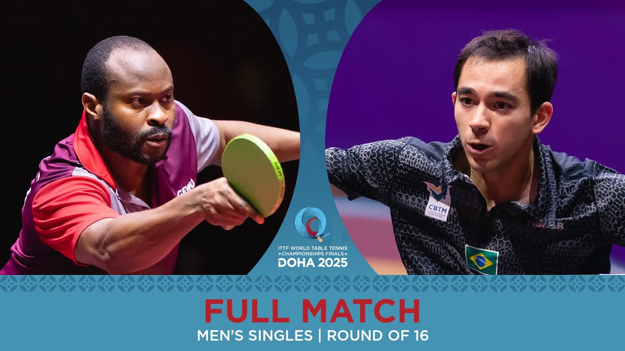 FULL MATCH | Quadri Aruna vs Hugo Calderano | MS R16 | #ITTFWorlds2025